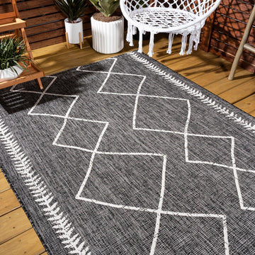Derya Tribal Diamond Trellis Indoor/outdoor Area Rug